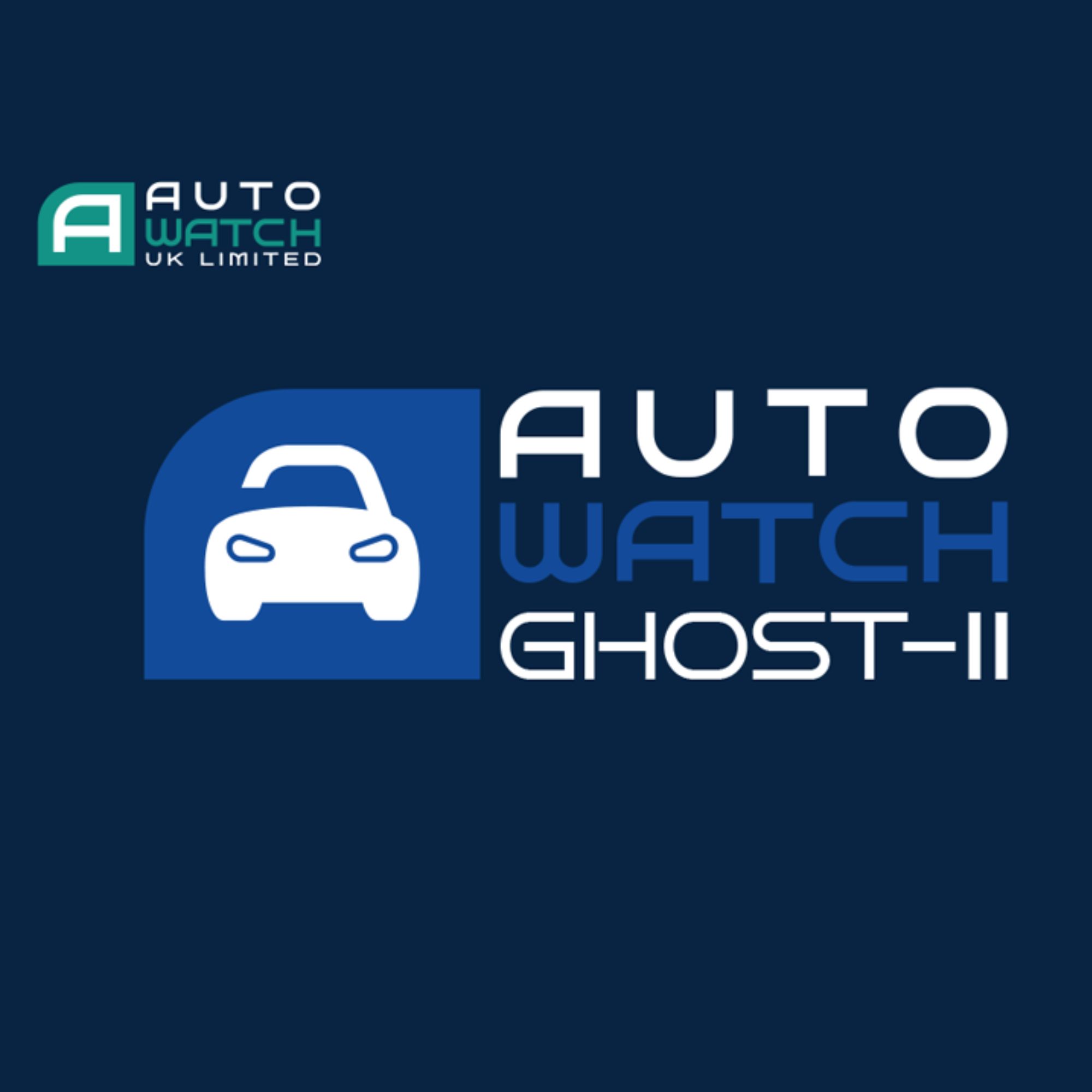 Ghost Autowatch logo on blue background