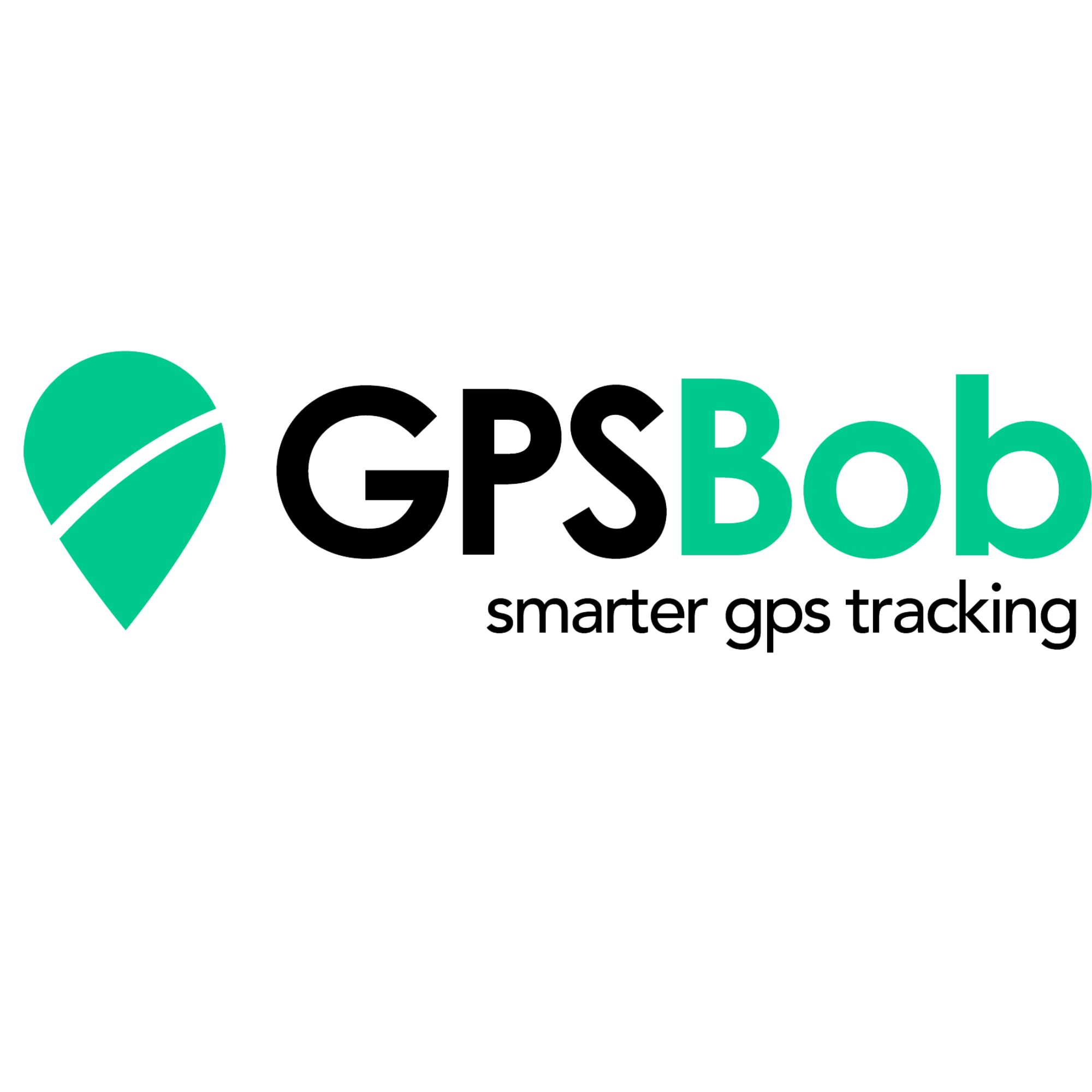 GPS Bob text on an white background